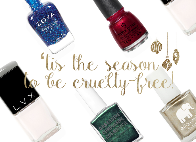 'Tis the season to be cruelty-free! holiday inspired cruelty-free and vegan nail polish!