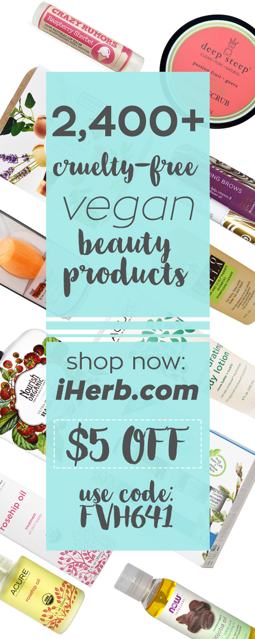 Save $5 off your first order on iHerb! 