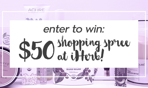 Enter to win a shopping spree at iHerb