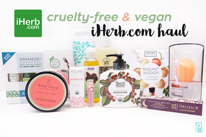 over 2,400 cruelty-free and vegan bath and beauty products at iHerb! 