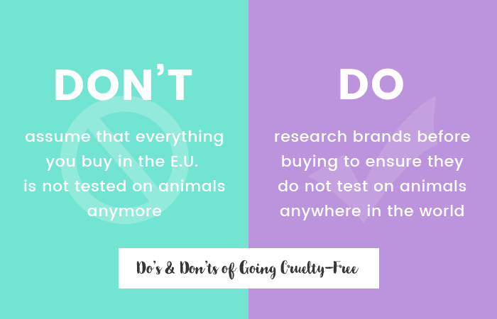 The Do's and Dont's of Going Cruelty-Free