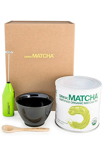 Drink Matcha Organic Green Tea Powder Set Bundle