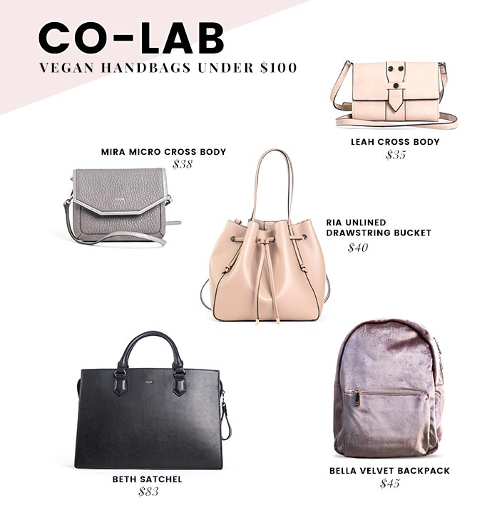 Affordable Vegan Handbags Brands - Under $100