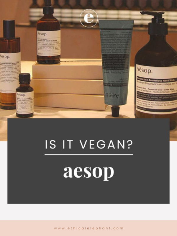 Aesop Cruelty-Free & Vegan Status (2019)