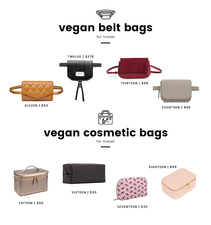 travel makeup bag vegan