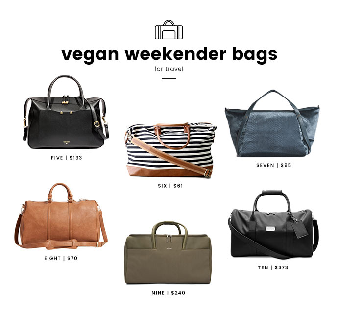 Vegan discount travel bag