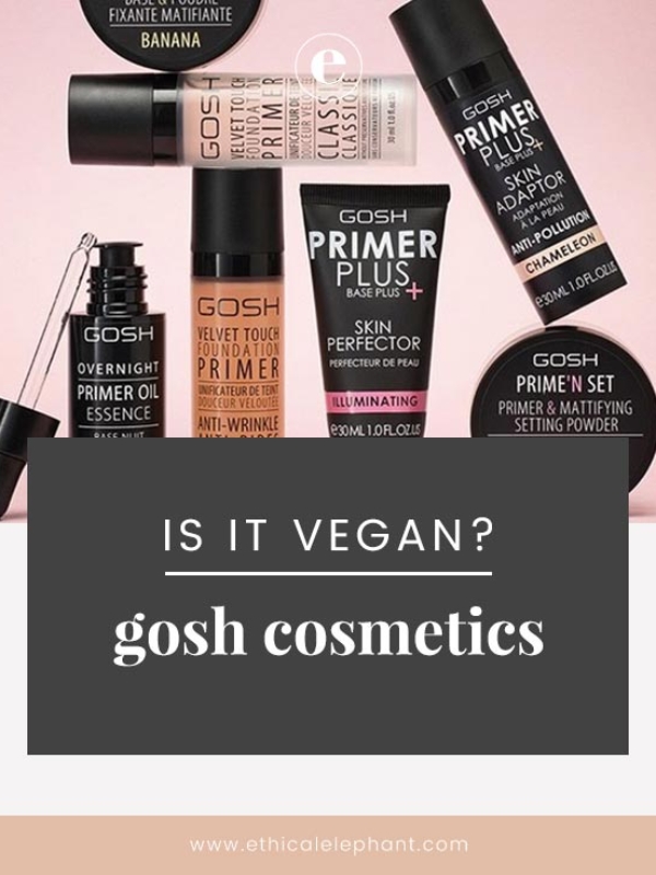 Is GOSH Cruelty-Free? | GOSH Cosmetics Vegan Product List (2019)