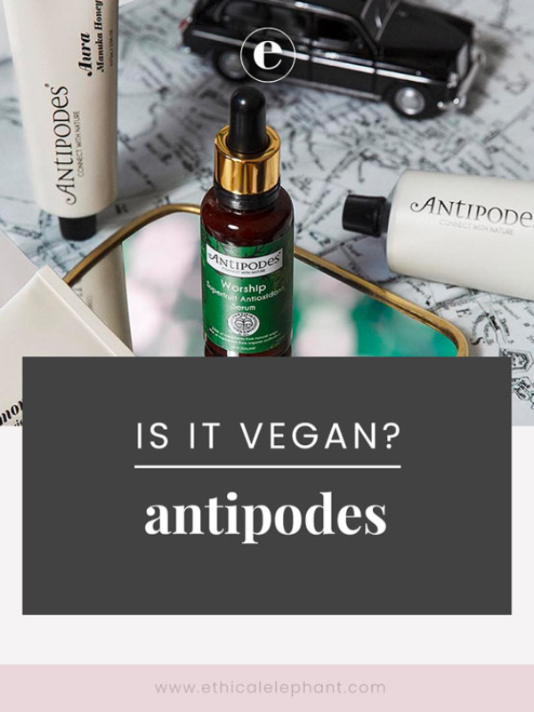 Antipodes Vegan & Cruelty-Free Status (2019)