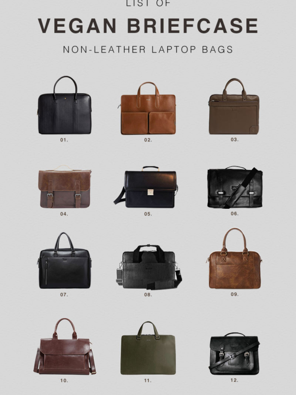 List of Vegan Leather Briefcase & Laptop Bags