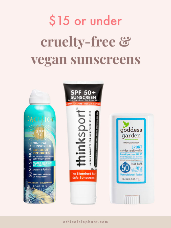 Cruelty-Free & Vegan Sunscreens Under $15