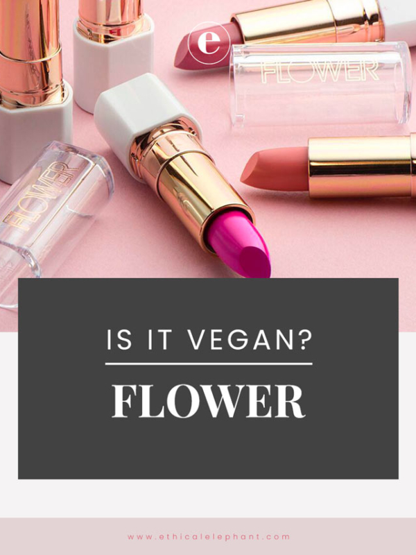 FLOWER Beauty Vegan Product List (2019)