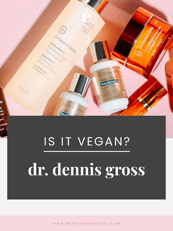 Dr. Dennis Gross Vegan Product List (2019)