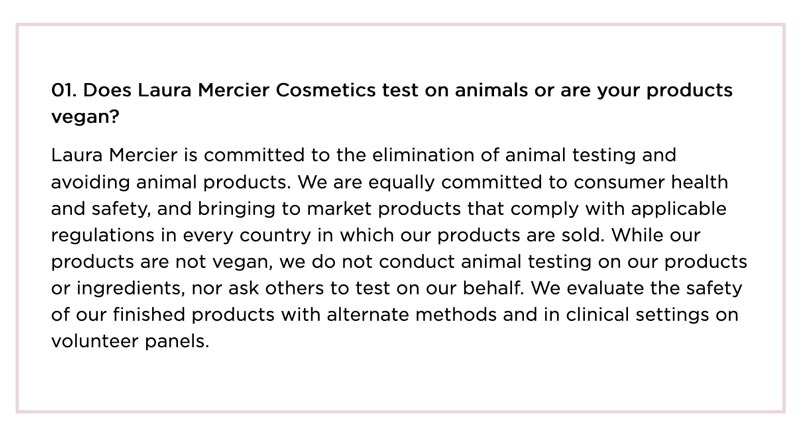 Is Laura Mercier Cruelty-free Vegan In 2021 Ethical Elephant