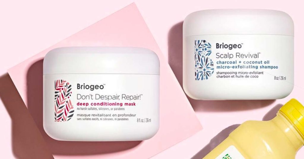 Briogeo Don't Despair, Repair Deep Conditioning Mask and their Scalp Revival Charcoal + Coconut Oil Shampoo