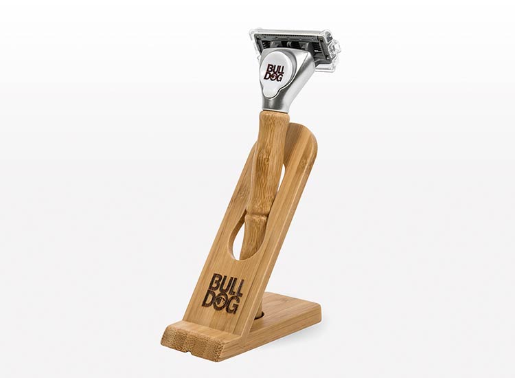 Bulldog Skincare Eco-Friendly Razor Made with Natural Bamboo