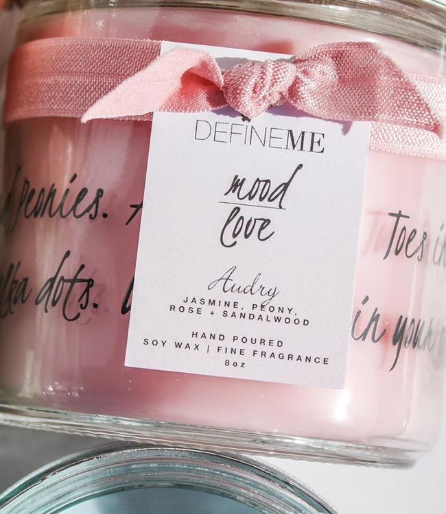 DefineMe Fragrances Vegan Candles