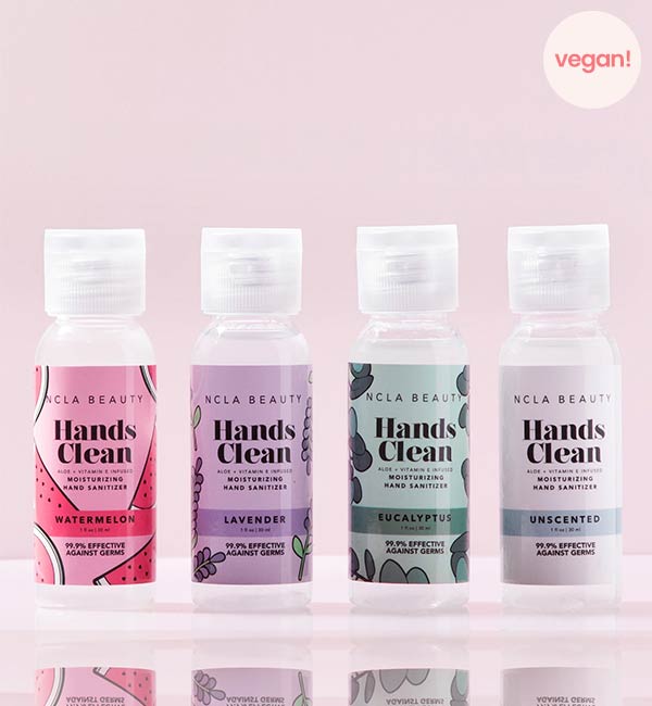 NCLA Hands Clean Moisturizing Vegan Hand Sanitizer