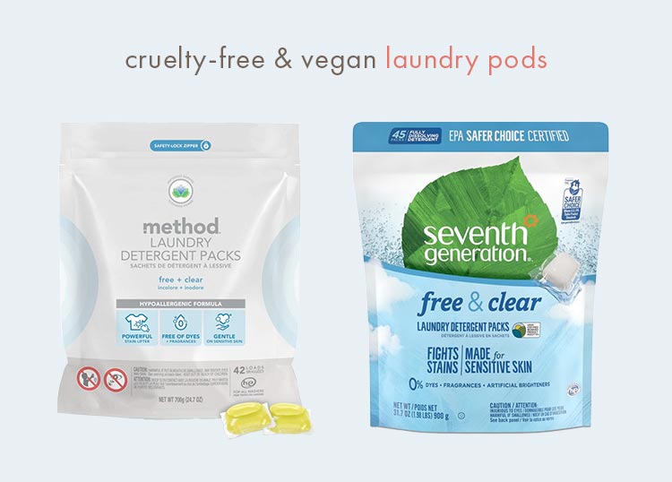 vegan and cruelty-free laundry pods