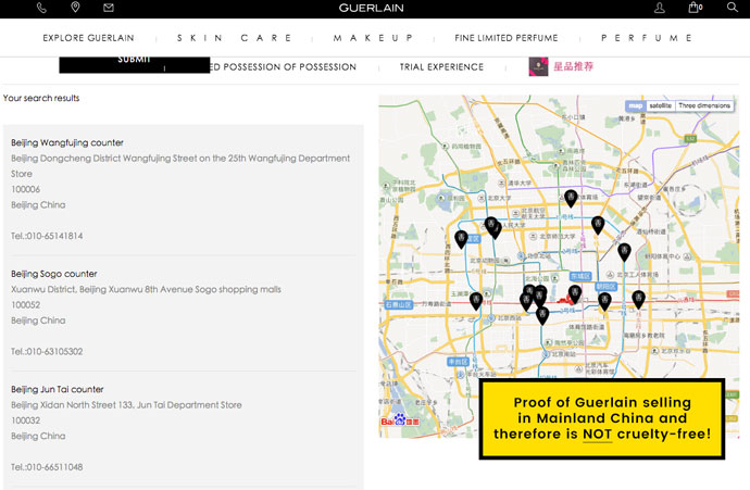 Guerlain Sold in China - Cannot Be Cruelty-Free