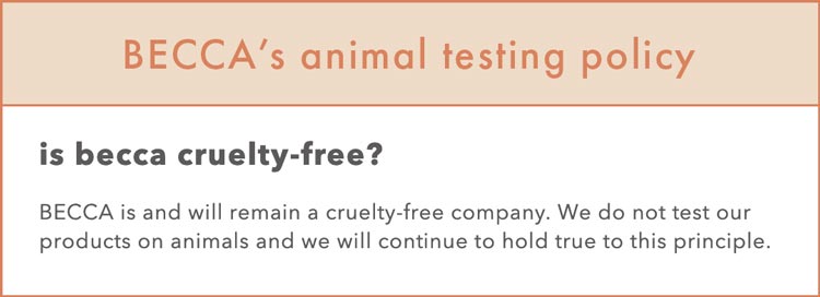 BECCA's animal testing policy