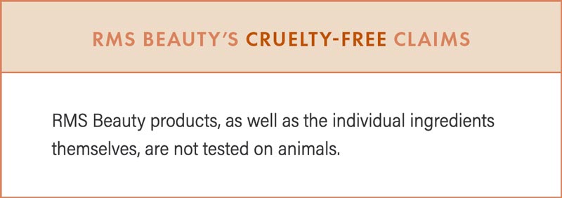RMS Cruelty-Free Claims