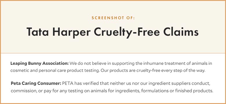 Is Tata Harper Cruelty-Free?