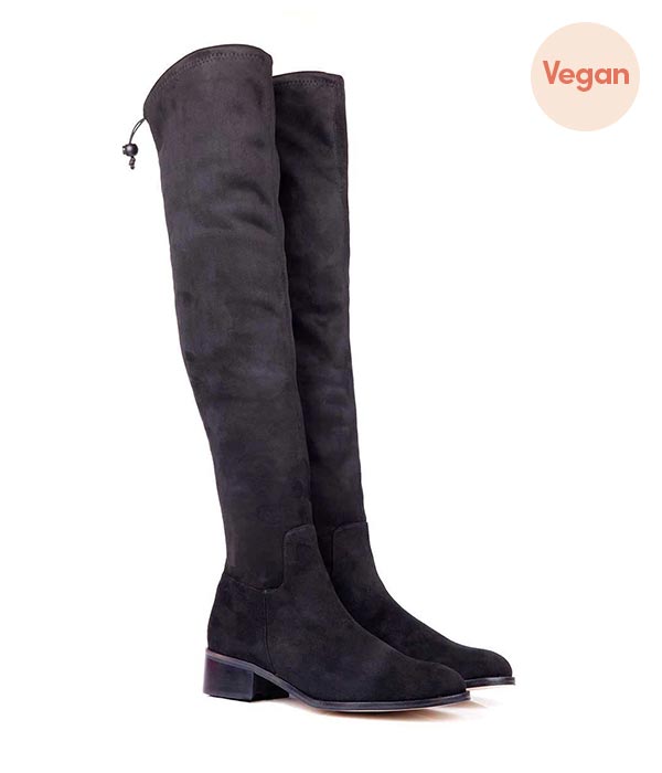Stretch Over the Knee Vegan Boots by Beyond Skin