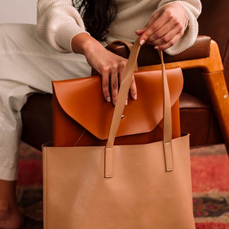 Co-founder of A-list approved sustainable, vegan bag brand JW PEI