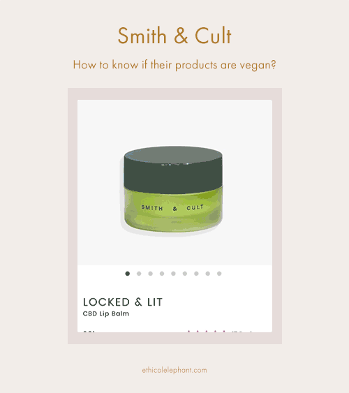 Smith and Cult Vegan Products