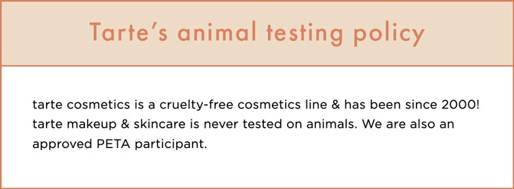 Tarte Cosmetics Cruelty-Free Claims