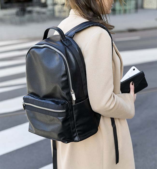 vegan small backpack