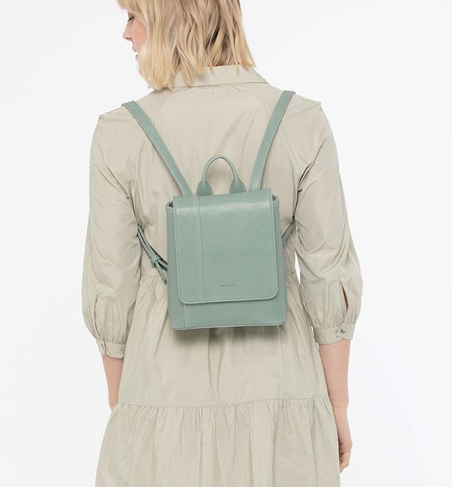 Vegan leather best sale mini backpack