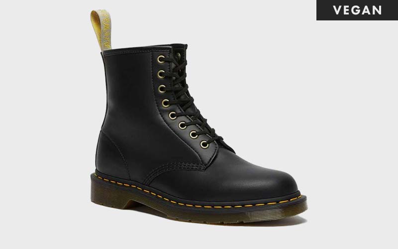 vegan black boots mens