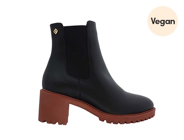 Vegan Leather Ankle Boots