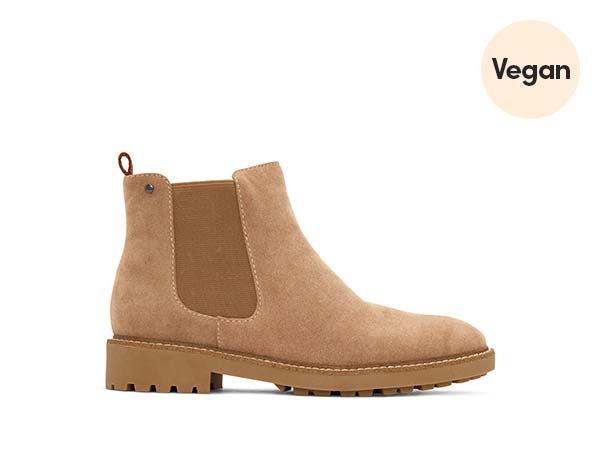 vegan suede boots