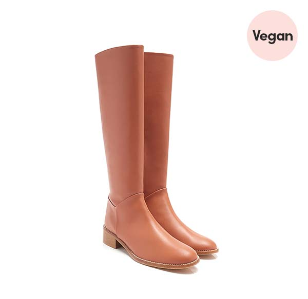 vegan knee high boots