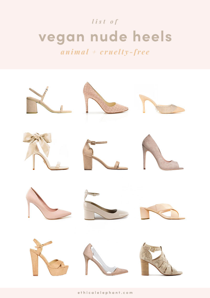 block heel nude pump