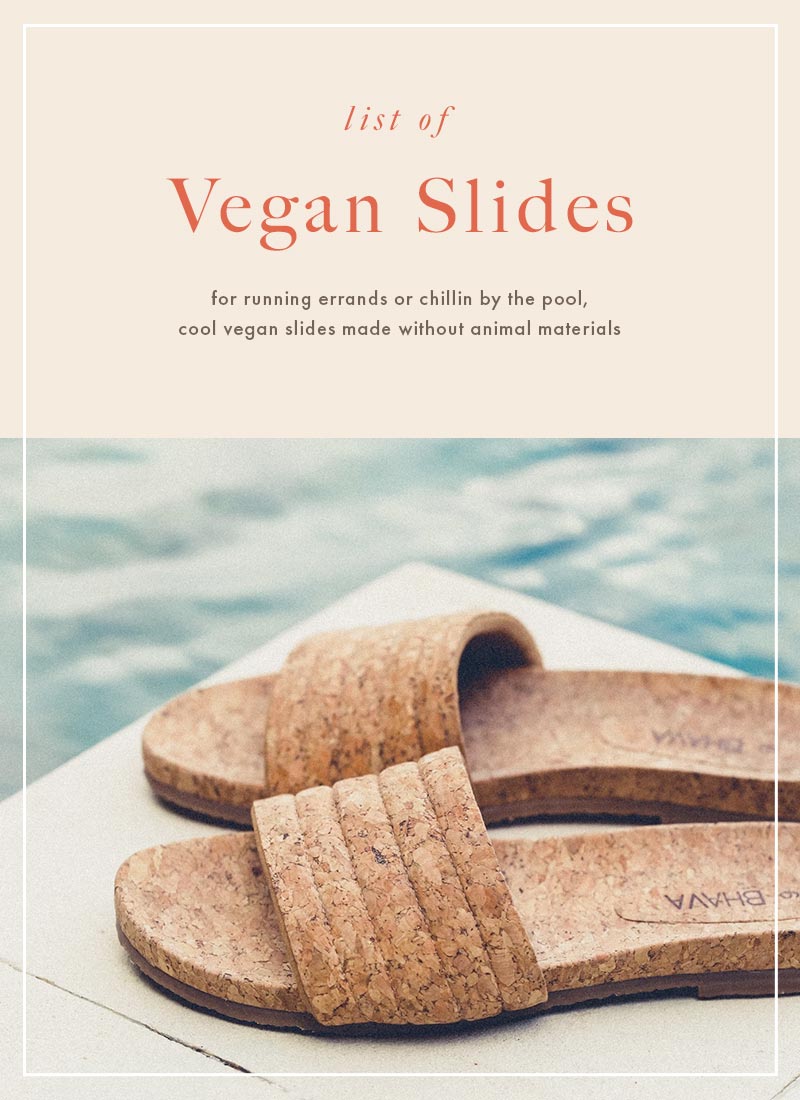 vegan slip on sandals
