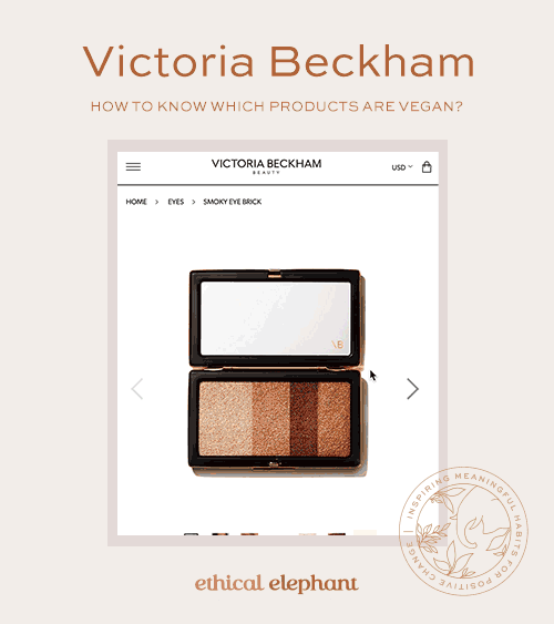 How to know which of Victoria Beckham Beauty products are vegan?