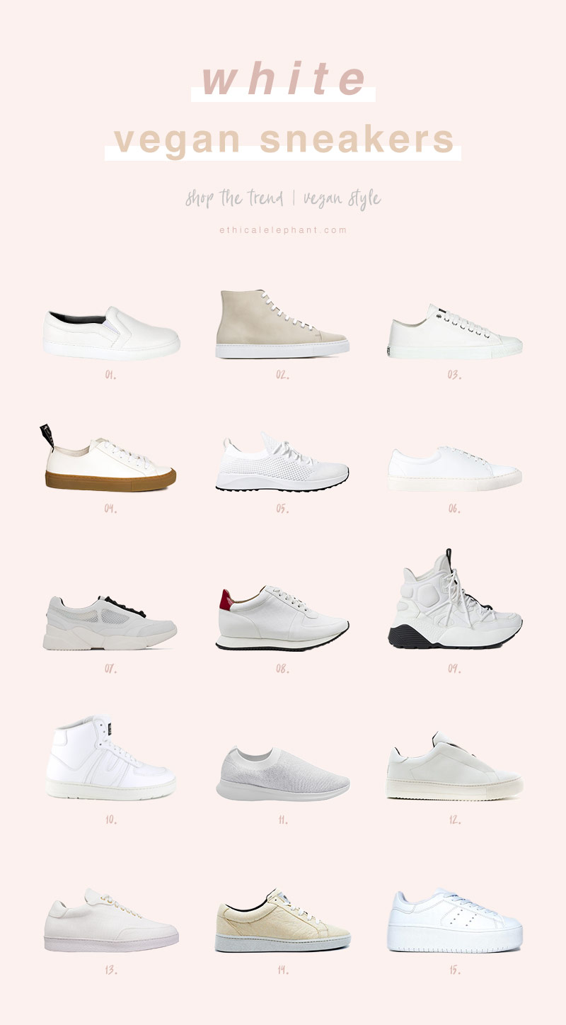 white vegan trainers uk