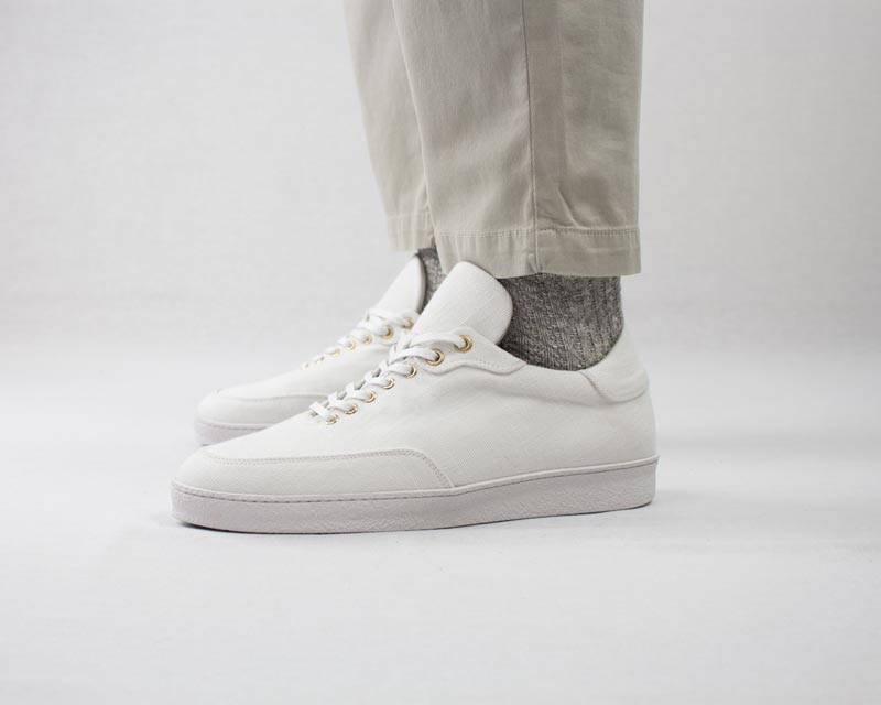 Ontem's Sea Salt White Vegan Sneakers