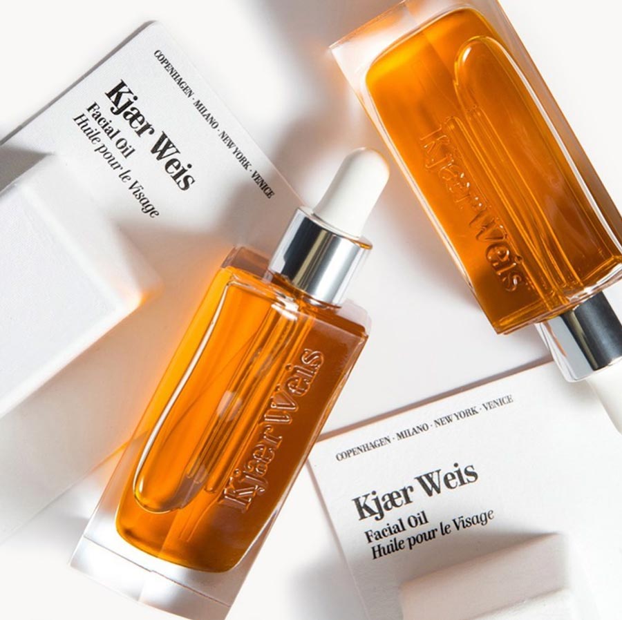 Kjaer Weis refillable skincare products