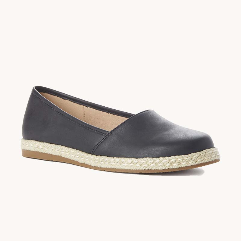 Vegan Leather Espadrilles