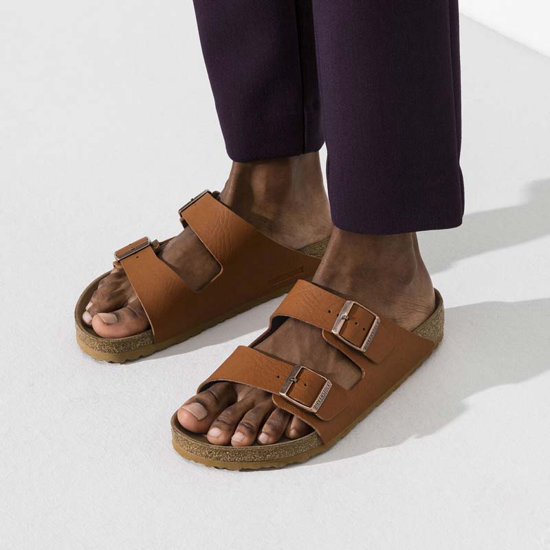 Vegan leather online slides