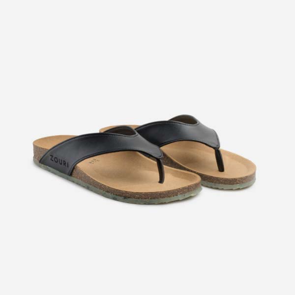 Vegan Leather Flip Flops