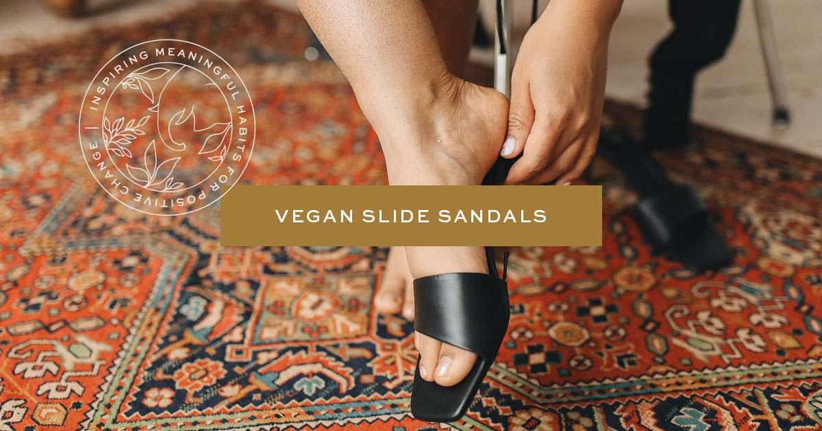 Vegan Slide Sandals