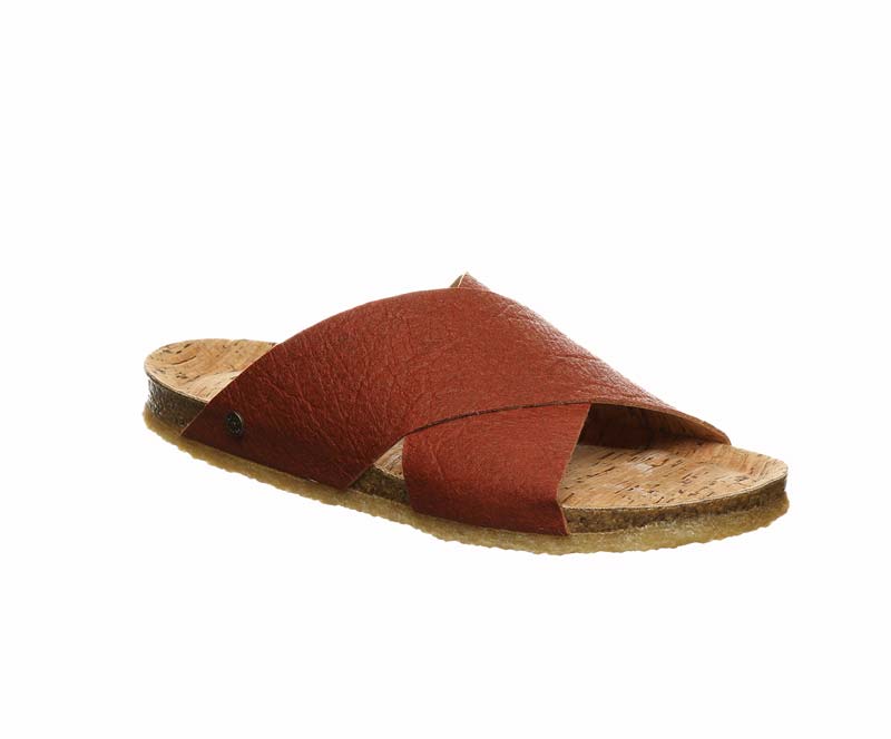 vegan slide sandals by Bearpaw