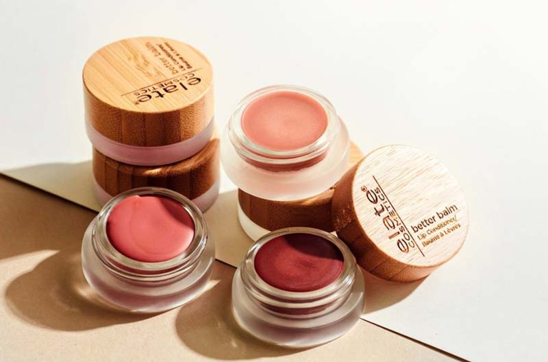 Elate Cosmetics multi-tasking tinted zero-waste lip conditioner balms