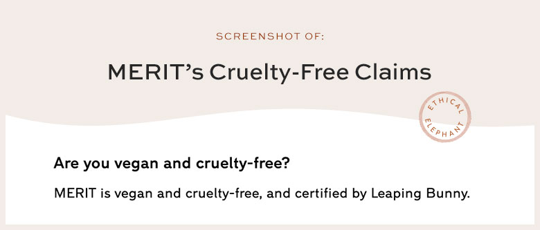 Is MERIT Cruelty-Free?