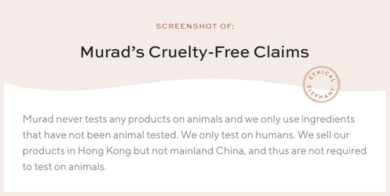 Is Murad Cruelty-Free?